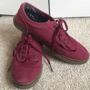 Maroon Vans